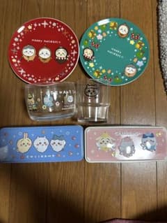 치이카와 플레이트·글라스·캔 세트