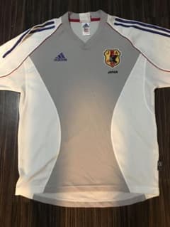 2002 日韓w杯 adidas 日本代表 サッカーシャツ Lサイズ - メルカリ