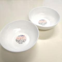 新品 山崎製パン（株）　ボウル　強化ガラス製　2個　ホワイト　白　14cm 新品 山崎製パン（株） ボウル 強化ガラス製 2個 ホワイト 白 14cm