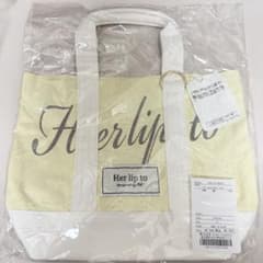 herlipto ルミネ新宿限定 Canvas Mini Tote yellow - メルカリ