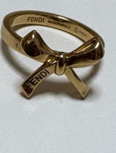 『最終値下』FENDI　リング　リボン　Sサイズ 最終値下』FENDI リング リボン Sサイズ - メルカリ