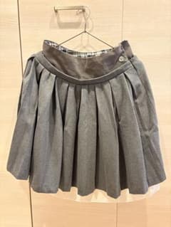 COYSEIO グレー プリーツミニスカートスカートのみのサムネイル