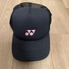 か*ん様 YONEX キャップ ブラック ピンクのサムネイル