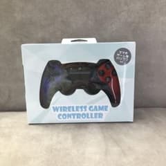 ツートンワイヤレスゲームコントローラー ネイビーレッド - メルカリ