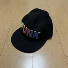 FUNK ロゴ刺繍 フラットバイザーキャップのサムネイル