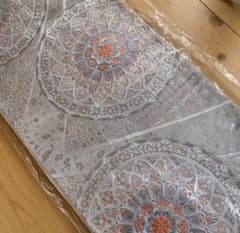 白と銀の刺繍の袋帯のサムネイル
