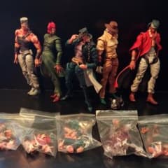 超像可動　ジョジョ　3部 5体セット＋イギーのサムネイル
