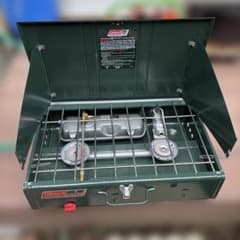 美品 Coleman DUAL FUELツーバーナーコンロパワーハウス414 - メルカリ