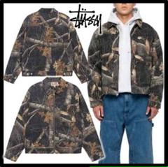 STUSSY ZIP WORK JACKET REALTREE EDGE☆ - メルカリ
