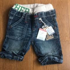 デニムハーフパンツ 90cm 新品のサムネイル