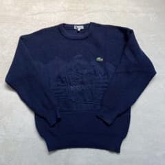 入手困難】CHEMISE LACOSTE ラコステ ジャガードセーター M相当 - メルカリ