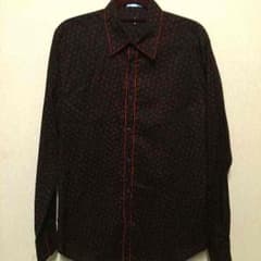 【美品】Paul Smith カジュアルシャツ 黒花柄のサムネイル