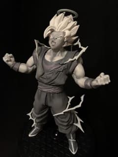 ドラゴンボール 一番くじ D賞 超サイヤ人2 孫悟空 モノクロリペイント