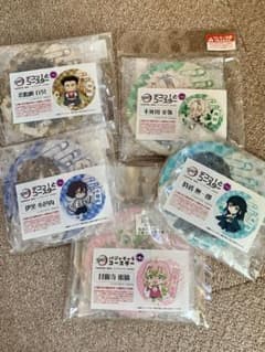 新品未開封・鬼滅の刃 デコっとコースター5種のサムネイル
