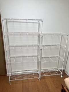 直接受け取り可‼️スチールラック　2個セットのサムネイル