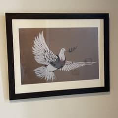 大幅値下げシートのみ・Banksy バンクシー・鳩 ポスターのサムネイル