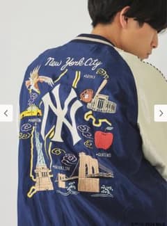 テーラー東洋 × BEAMS　別注MLB COLLECTION スカジャンXXLのサムネイル