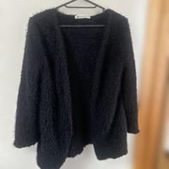 Thumbnail of 黒のフワフワカーディガン Shuai shuai