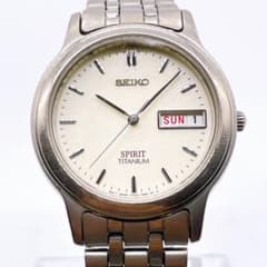新品電池】SEIKO SPIRIT チタン 1995年 7N43 - メルカリ