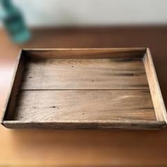 ビンテージ木製トレイ　アンティークのサムネイル