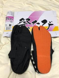 祭り足袋 黒 26.5センチ こはぜ5つのサムネイル