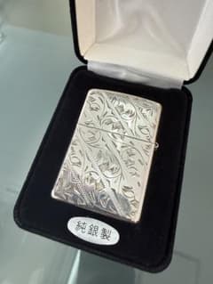 ZIPPO スターリングシルバー 925 唐草彫刻（両面彫り）のサムネイル