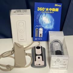【美品】360度カメラ リコーシータSC2 純正防水ケースTW-1セットのサムネイル