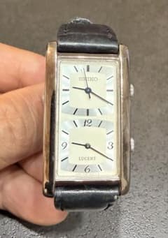 SEIKO LUCENT デュアルタイム 腕時計 本体【希少デザイン】 - メルカリ