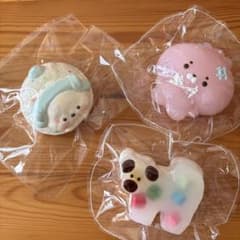 スクイーズ　動物３点セットのサムネイル