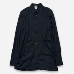 本人期 ANN DEMEULEMEESTER 皺加工 シアーシャツ アーカイブ - メルカリ