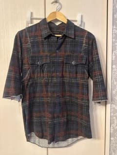アンダーカバーUNDERCOVER scab期 ワイヤーチェックシャツ サイズLのサムネイル