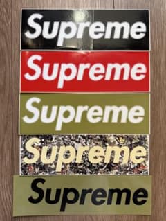 Supreme Boxロゴステッカーセット　最初期　レアのサムネイル