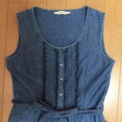 ローラアシュレイ デニム ワンピースのサムネイル