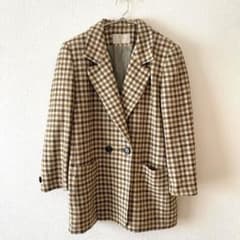 ☆【Tinfornia】テーラードジャケット チェック柄 カシミヤ100％ 9