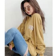 ジェイダ GYDA STAN CLOUTスウェットTOPS （マスタード）のサムネイル