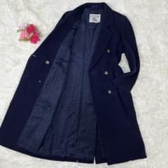 極美品/L】バーバリー チェスターコート アウター カシミヤ20% Aライン