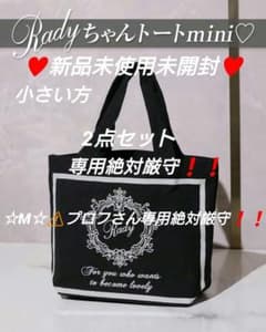 専用絶対厳守♥ Radyちゃんminiトート2色2点新品未使用未開封のサムネイル
