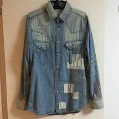 Heritage Stone リメイク加工デニムシャツのサムネイル