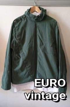 60s EURO フランス軍 ケミカルパーカー  スモック  vintageのサムネイル