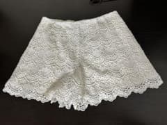 ROPE レースショートパンツ サイズ7 ホワイトのサムネイル