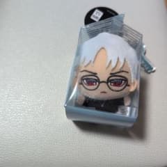 白髪キャラクター ぬいぐるみ キーホルダー付きのサムネイル