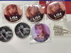 LISA BLACKPINK 缶バッジ ヘアピンのサムネイル