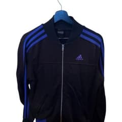 adidas アディダス トラックジャケット ジャージ 刺繍ロゴ 古着