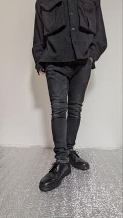 N.HOOLYWOOD プレーントゥ レザーシューズ 黒 9 1/2のサムネイル