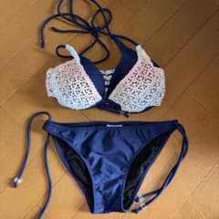 LAETITIA セパレート水着 9M ネイビー/ホワイトのサムネイル