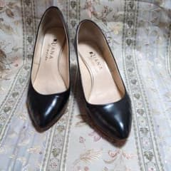 DIANA Romache ウェッジソールパンプス ブラック 24cmのサムネイル