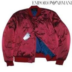 30万 EMPORIO ARMANI ボルドー ダウン - メルカリ