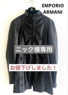 ✨EMPORIO ARMANI✨】￼シープスキンダブルジップコート✨イタリー製 