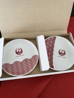 JAL 小皿2枚セット【新品未使用】のサムネイル