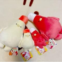 牛人 魚肉ソーセージくんとおともだち ふわもちぬいぐるみ マスコット